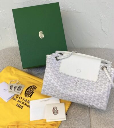 Replica Goyard Rouette Souple White - Best Fake Designer Bags