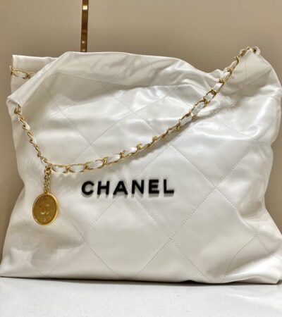 Replica CHANEL 22 Medium Handbag White - Best Fake Designer Bags