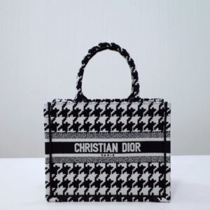 Replica Dior Tote Book Houndstooth - Best Fake Designer Bags