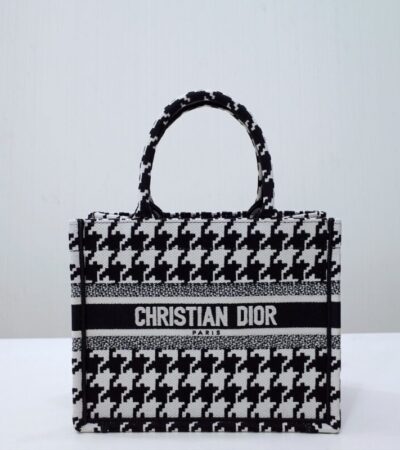 Replica Dior Tote Book Houndstooth - Best Fake Designer Bags