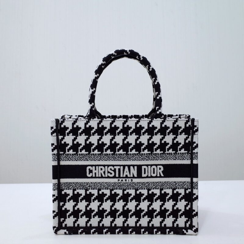 Replica Dior Tote Book Houndstooth - Best Fake Designer Bags