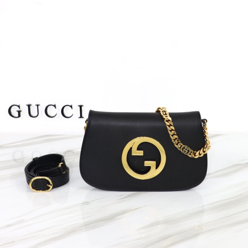 Replica Gucci Blondie Leather Black - premium-grade designer purse dupe
