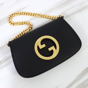 Replica Gucci Blondie Leather Black - ultra-realistic fake designer tote