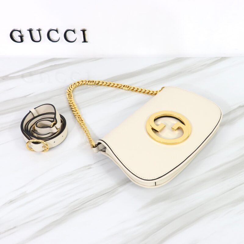 Replica Gucci Blondie Leather White - 1:1 designer replica handbag