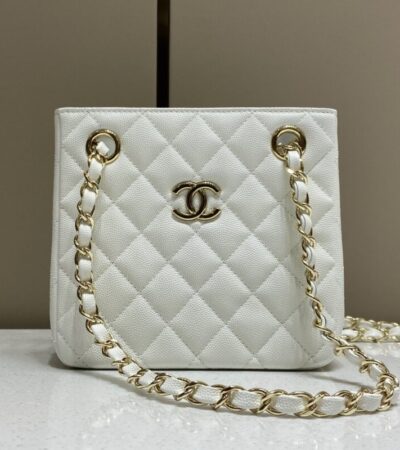 Replica CHANEL 22S Hubo Bag White - Best Fake Designer Bags