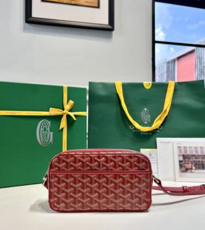 Replica Goyard Cap Vert Red - Best Fake Designer Bags