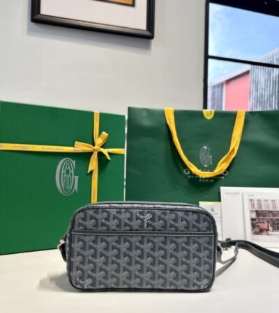 Replica Goyard Cap Vert Red Grey - Best Fake Designer Bags