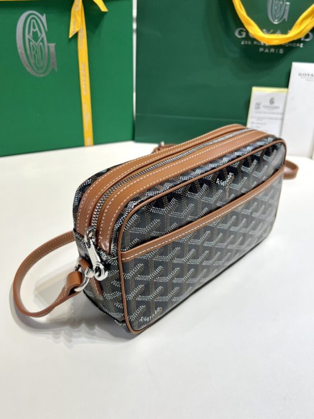 Replica Goyard Cap Vert Red Brown - elite superclone designer purse