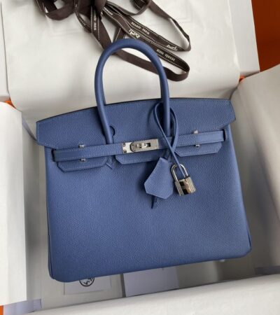 Replica Hermes Birkin Agate Blue - Best Fake Designer Bags