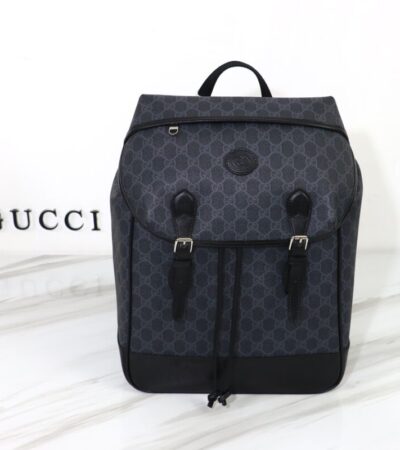 Replica Gucci Interlocking Double G Backpack Black - Best Fake Designer Bags
