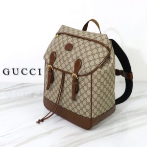 Replica Gucci Interlocking Double G Backpack Beige - premium 1:1 fake handbag model