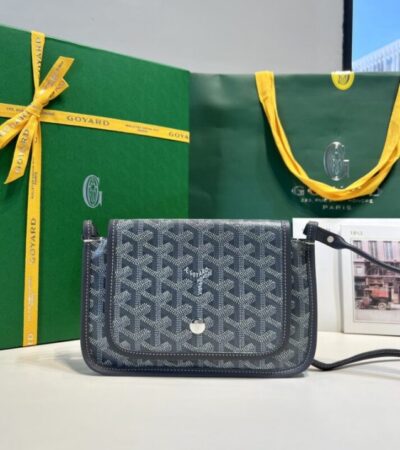 Replica Goyard Plumet Pocket Wallet Grey - Best Fake Designer Bags