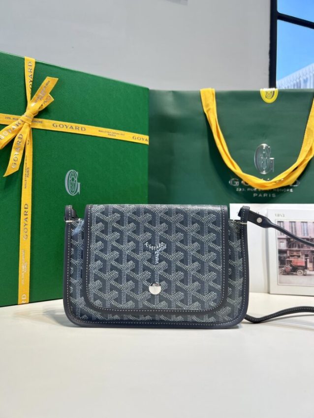 Replica Goyard Plumet Pocket Wallet Grey - Best Fake Designer Bags