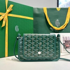 Replica Goyard Plumet Pocket Wallet Green - Best Fake Designer Bags