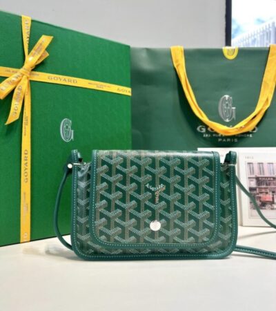 Replica Goyard Plumet Pocket Wallet Green - Best Fake Designer Bags