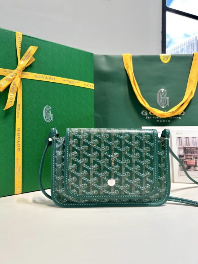 Replica Goyard Plumet Pocket Wallet Green - Best Fake Designer Bags