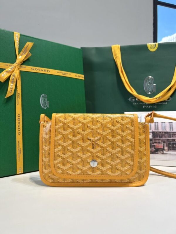 Replica Goyard Plumet Pocket Wallet Yellow - Best Fake Designer Bags