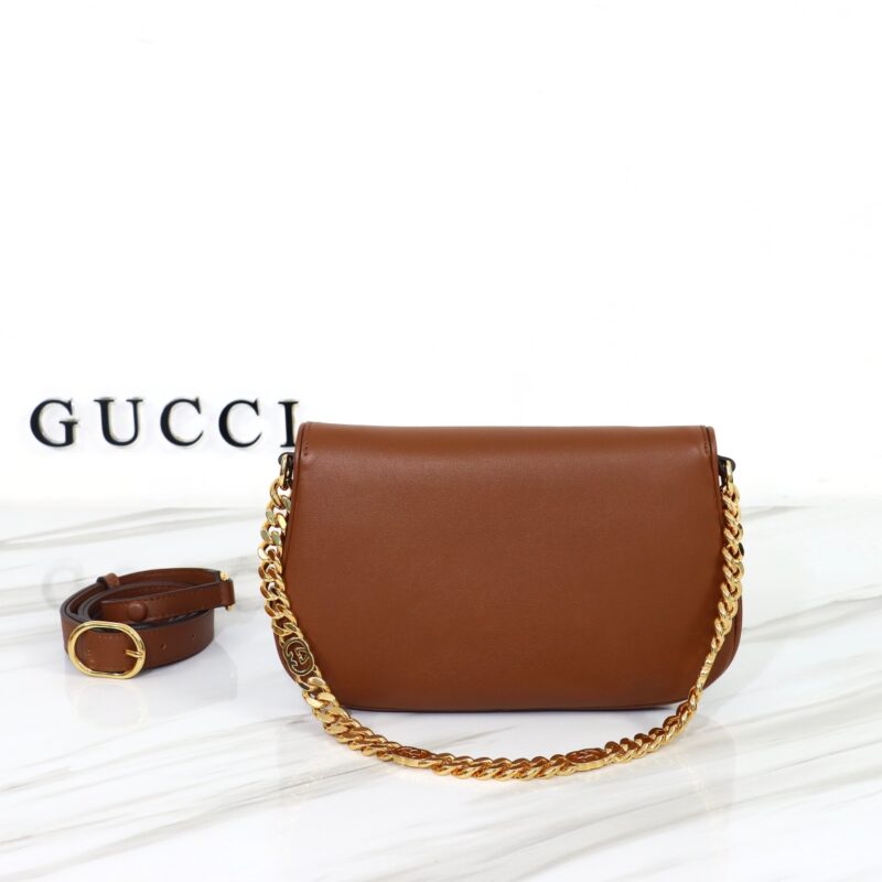Replica Gucci Blondie Leather Brown - realistic designer-inspired fake bag