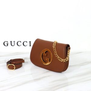 Replica Gucci Blondie Leather Brown - high-accuracy replica luxury purse
