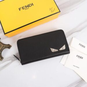 Replica Fendi Grey Eyes Wallet - Best Fake Designer Bags