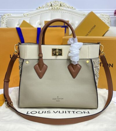Replica Louis Vuitton On My Side Beige - Best Fake Designer Bags