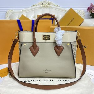 Replica Louis Vuitton On My Side Beige - premium 1:1 fake handbag model