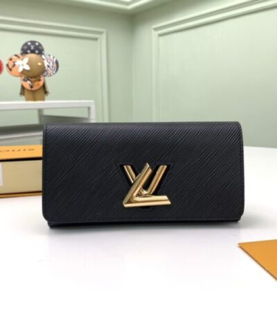 Replica Louis Vuitton Twist Wallet Black - Best Fake Designer Bags