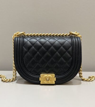 Replica CHANEL Le Boy Semi Circular - Best Fake Designer Bags