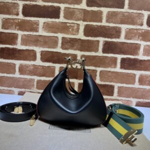 Replica Gucci  Attache Canvas Black - Best Fake Designer Bags