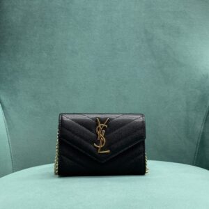 Replica Yves Saint Laurent Chain Wallet Black - Best Fake Designer Bags