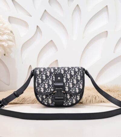 Replica Dior Mini Gallop Bag with Strap White Canvas - Best Fake Designer Bags