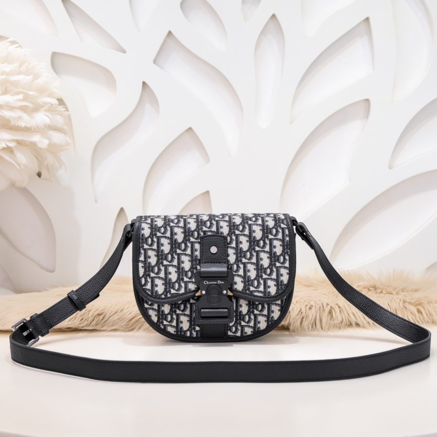 Replica Dior Mini Gallop Bag with Strap White Canvas - Best Fake Designer Bags