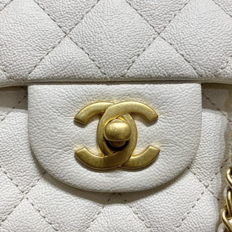 Replica CHANEL CF Handle White - 1:1 designer replica handbag