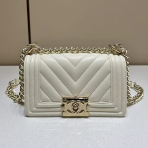 Replica CHANEL Le Boy Small Ivory - Best Fake Designer Bags