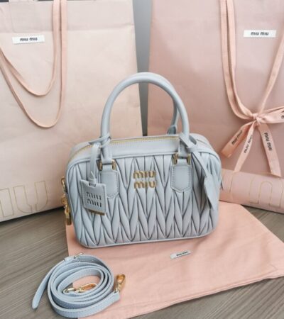 Replica Miu Miu Arcadie Medium Sky Blue - Best Fake Designer Bags