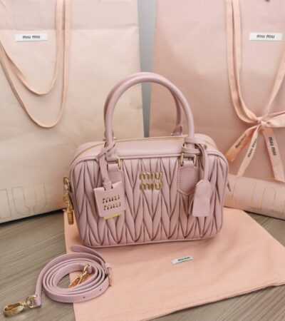 Replica Miu Miu Arcadie Medium Pink - Best Fake Designer Bags