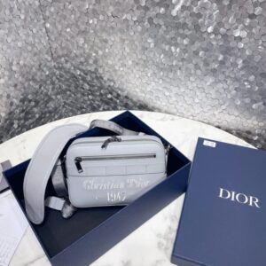 Replica Dior Safari Bag with Strap Sky Blue - Best Fake Designer Bags