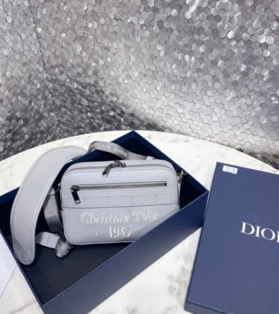 Replica Dior Safari Bag with Strap Sky Blue - Best Fake Designer Bags