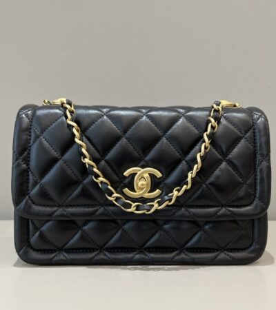 Replica CHANEL Tofu Bag Black - Best Fake Designer Bags