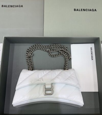 Replica Balenciaga Crush Small White - Best Fake Designer Bags