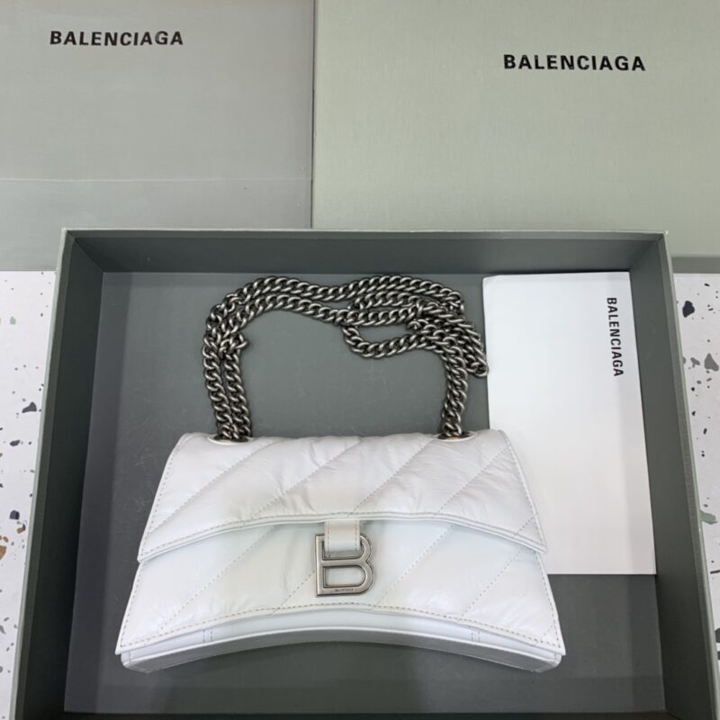 Replica Balenciaga Crush Small White - Best Fake Designer Bags