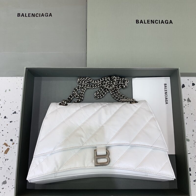 Replica Balenciaga Crush Large White - Best Fake Designer Bags