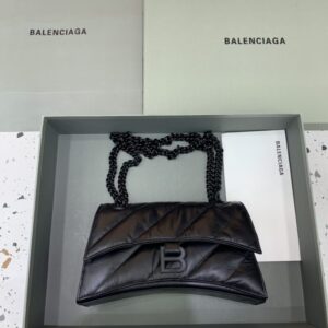 Replica Balenciaga Crush Small Full Black - Best Fake Designer Bags