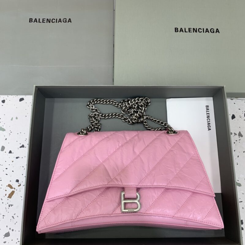 Replica Balenciaga Crush Large Pink - Best Fake Designer Bags