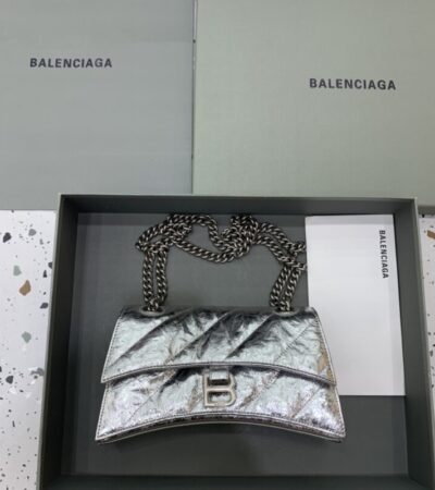 Replica Balenciaga Crush Small Silver - Best Fake Designer Bags