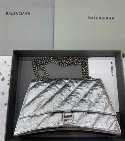 Replica Balenciaga Crush Large Silver - Best Fake Designer Bags