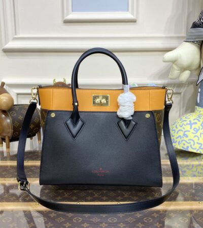 Replica Louis Vuitton On My Side Black-Brown - Best Fake Designer Bags