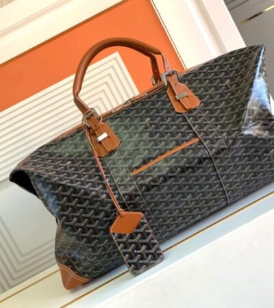 Replica Goyard Bowling 55 Bag Brown - Best Fake Designer Bags