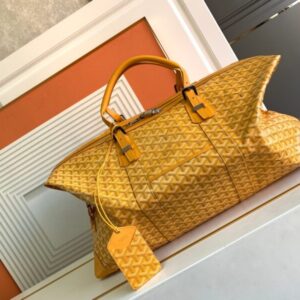 Replica Goyard Bowling 55 Bag Yellow - Best Fake Designer Bags