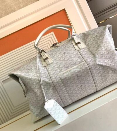 Replica Goyard Bowling 55 Bag White - Best Fake Designer Bags